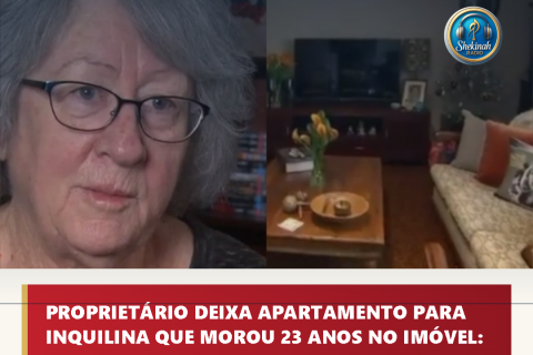 Proprietário deixa apartamento para inquilina que morou 23 anos no imóvel: generosidade